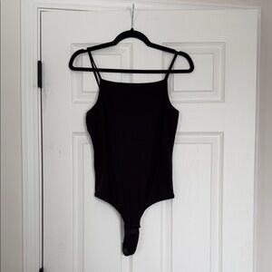 Madewell Black Thong Bodysuit